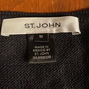 NWOT St. John Navy Blue knit tank top